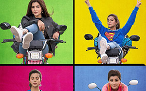 Poster of Urdu movie, Motorcycle Girl (2018)